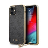 Guess iPhone 12 Mini Deksel 4G Charms Grå