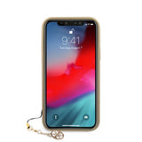 Guess iPhone 12 Mini Deksel 4G Charms Brun