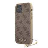 Guess iPhone 12 Pro Max Deksel 4G Charms Brun