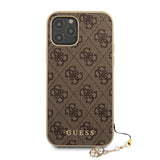 Guess iPhone 12 Pro Max Deksel 4G Charms Brun