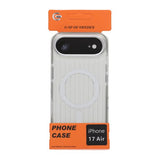 iPhone Air Deksel Korrugerte MagSafe Sølv