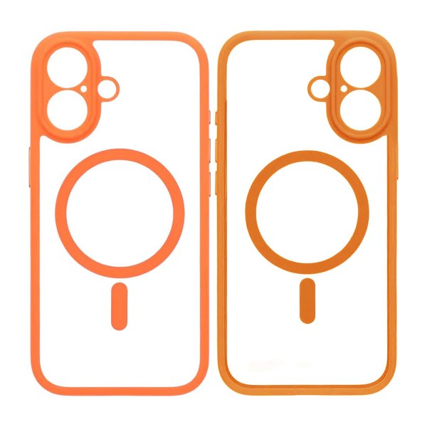 iPhone 17 Deksel Kamerastøtfanger MagSafe Oransje