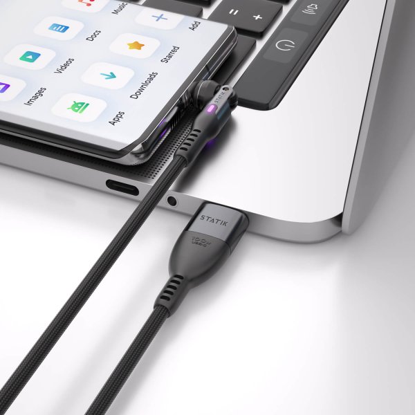 Statik Kabel PowerPivot Pro USB-C/USB-C 1m Svart