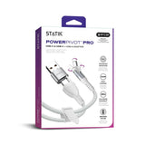 Statik Kabel PowerPivot Pro USB-C/USB-C 1m Hvit