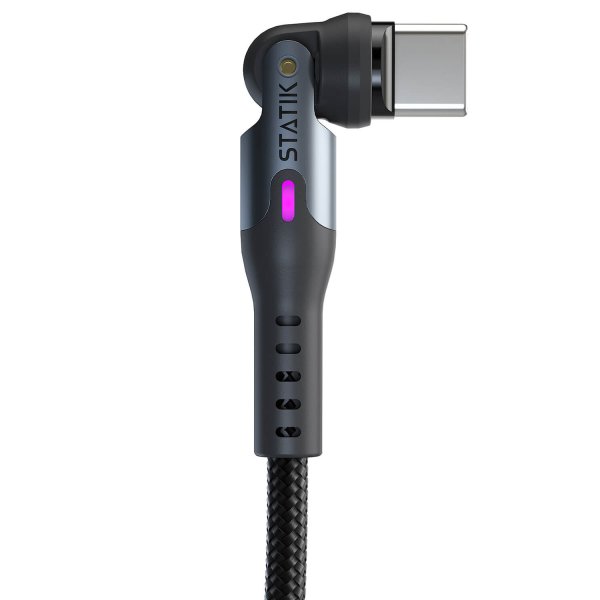 Statik Kabel 360 Pro USB-C/LIghtning/Micro-USB 1m Svart