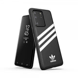 Adidas Samsung Galaxy S20 Ultra Deksel OR 3 Stripes Snap Case Svart