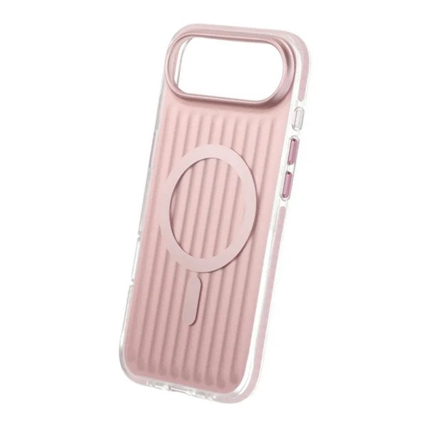 iPhone Air Deksel Korrugerte MagSafe Rosa
