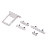 Knapper og SIM-kortholder for iPhone 16 Pro og 16 Pro Max - Hvit