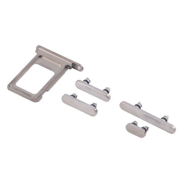 Knapper og SIM-kortholder for iPhone 16 Pro og 16 Pro Max - Naturlig titan