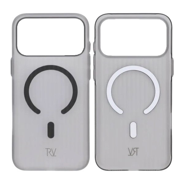 Rvelon iPhone 17 Pro Max Deksel Korrugerte MagSafe Svart