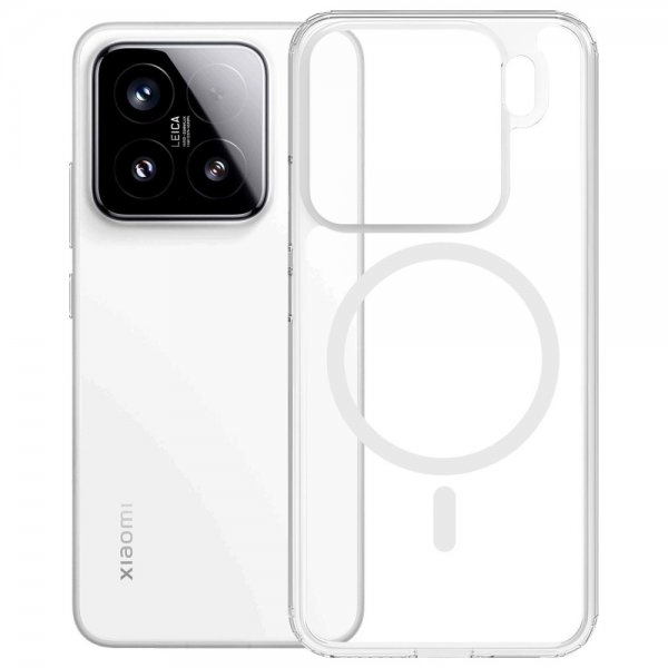3mk Xiaomi 15 Deksel Armor MagCase Transparent