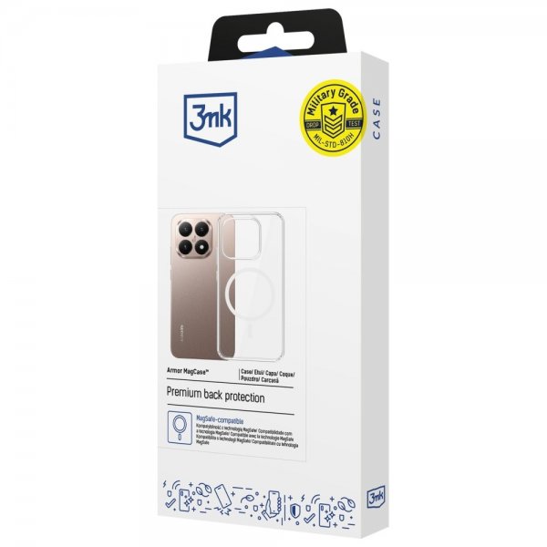 3mk Xiaomi 15T Deksel Armor MagCase Transparent