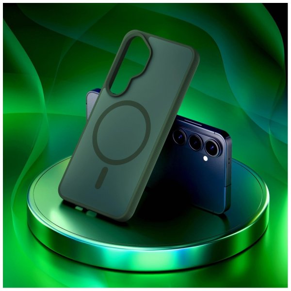 3mk Samsung Galaxy S26 Deksel Smoke MagCase Grønn