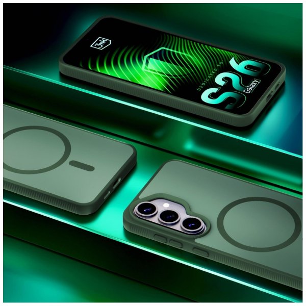3mk Samsung Galaxy S26 Deksel Smoke MagCase Grønn