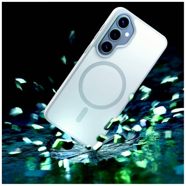3mk Samsung Galaxy S26 Deksel Smoke MagCase Hvit