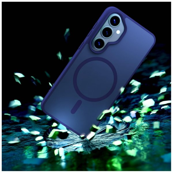 3mk Samsung Galaxy S26 Plus Deksel Smoke MagCase Blå