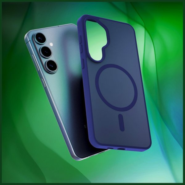 3mk Samsung Galaxy S26 Plus Deksel Smoke MagCase Blå