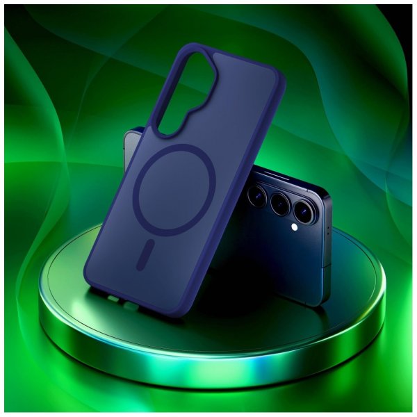 3mk Samsung Galaxy S26 Plus Deksel Smoke MagCase Blå