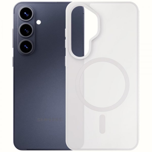 3mk Samsung Galaxy S26 Plus Deksel Smoke MagCase Hvit