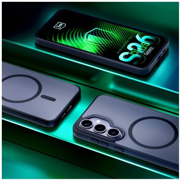 3mk Samsung Galaxy S26 Plus Deksel Smoke MagCase Svart