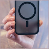 3mk Samsung Galaxy A37 Deksel Smoke MagCase Svart