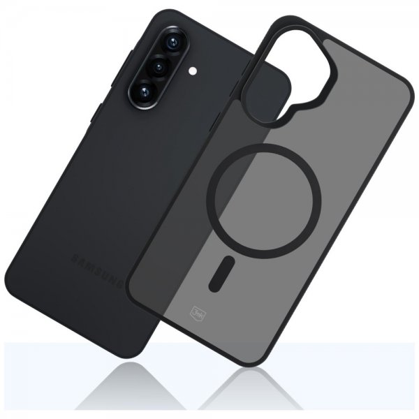3mk Samsung Galaxy A37 Deksel Smoke MagCase Svart