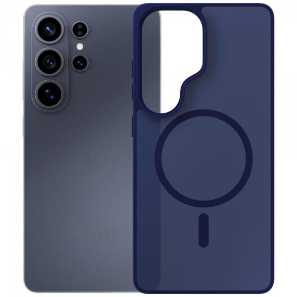 3mk Samsung Galaxy S26 Ultra Deksel Smoke MagCase Blå