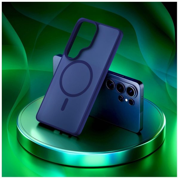 3mk Samsung Galaxy S26 Ultra Deksel Smoke MagCase Blå