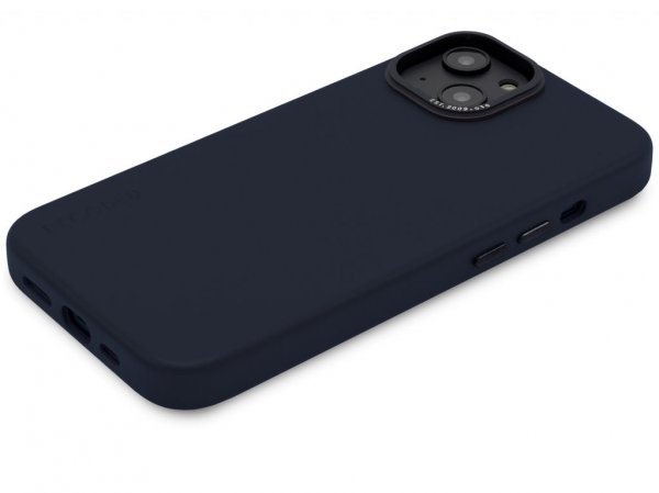 Decoded iPhone 14 Deksel Leather Backcover Navy