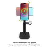 Mophie Trådløs lader 3-in-1 Extendable Stand MagSafe