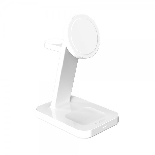 Mophie Snap+ 3-in-1 Wireless Charge Stand Qi2 MagSafe Hvit