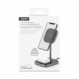 Xqisit Charging Station 2in1 MagSafe Svart
