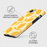 Burga iPhone 16e/17e Deksel Tough Lemon Tart