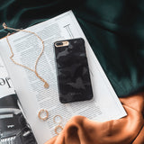 Burga iPhone 16e/iPhone 17e Deksel Tough Night Black Camo