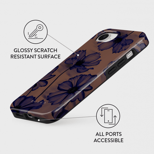 Burga iPhone 16e/iPhone 17e Deksel Tough Velvet Night