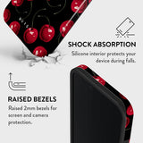 Burga iPhone 16e/17e Deksel Tough Cherrybomb