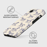 Burga iPhone 16e/17e Deksel Tough Derby Race