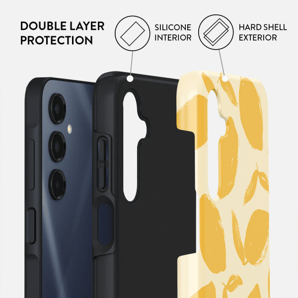 Burga Samsung Galaxy A16 Deksel Tough Lemon Tart