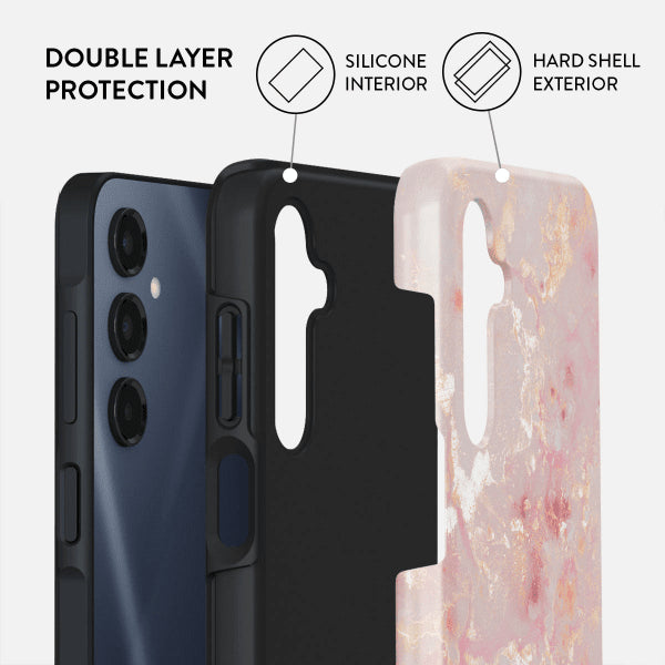 Burga Samsung Galaxy A16 Deksel Tough Golden Coral