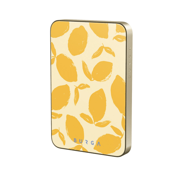 Burga Powerbank MagSafe 5000 mAh Lemon Tart