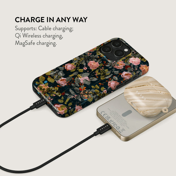 Burga Powerbank MagSafe 5000 mAh Bloomy Garden Gull