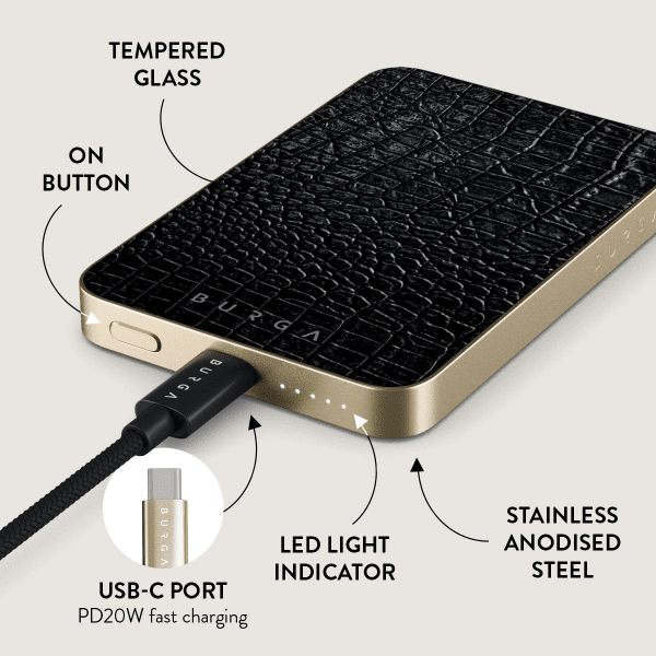 Burga Powerbank MagSafe 5000 mAh Reaper's Touch Gull