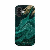 Burga iPhone 17 Deksel Tough MagSafe Emerald Pool