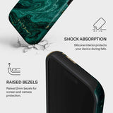 Burga iPhone 17 Deksel Tough MagSafe Emerald Pool
