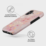 Burga iPhone 17 Deksel Tough MagSafe Golden Coral