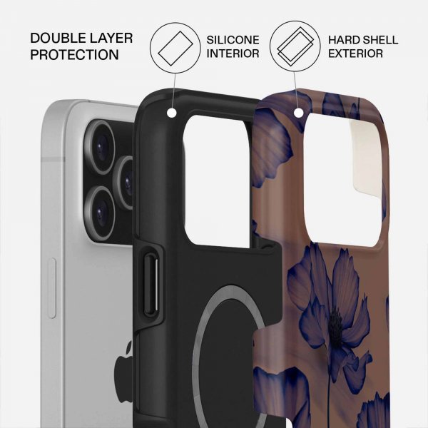 Burga iPhone 17 Pro Deksel Tough MagSafe Velvet Night