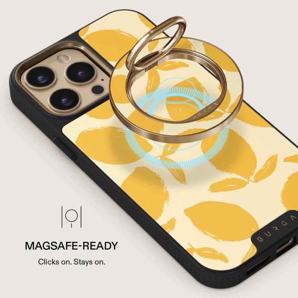 Burga Holder Telefon Ring MagSafe Lemon Tart