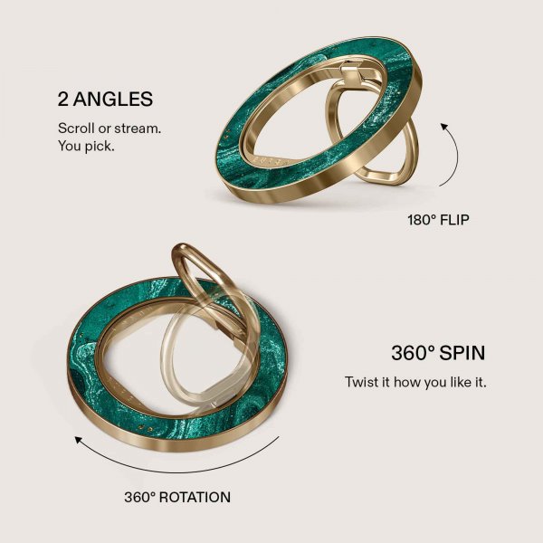 Burga Holder Telefon Ring MagSafe Emerald Pool