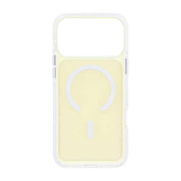 iPhone 17 Pro Max Deksel Bumper MagSafe Hvit