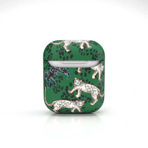 Richmond & Finch AirPods (1/2) Deksel Green Leopard